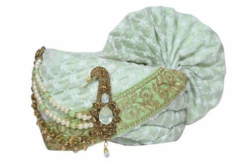 White Wedding Groom Safa