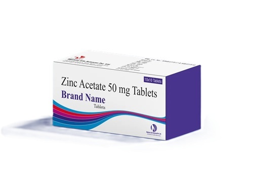 Zinc Acetate 50 Mg Tablet