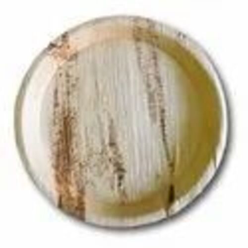 12 Inch Palm Leaf Round Plate