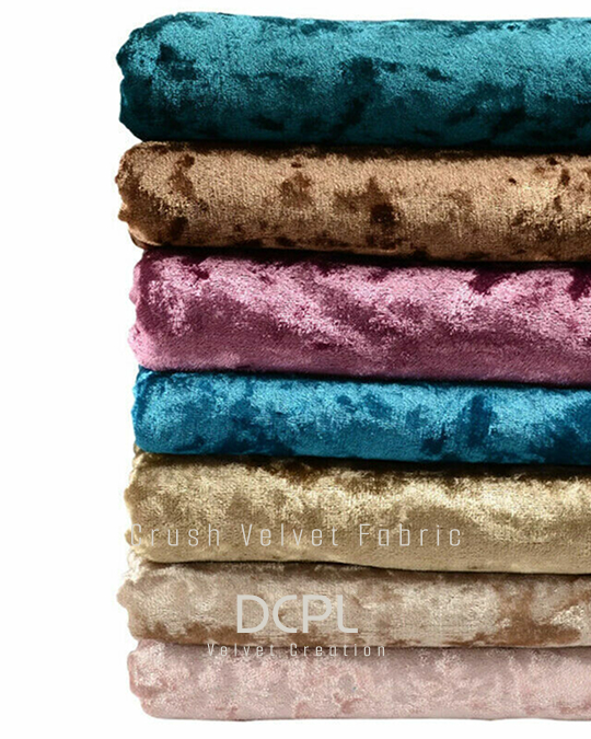 Elegant Crush Velvet Fabric