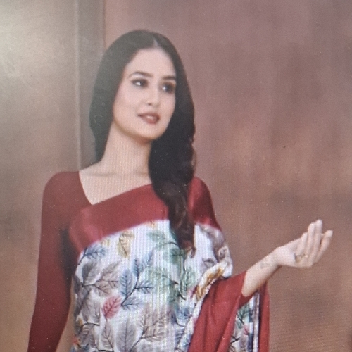 Printed saree 
