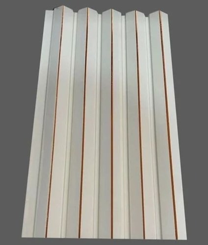 White Charcoal Louver Wall Panel