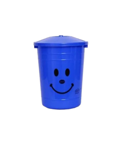 Blue Plastic Dustbin