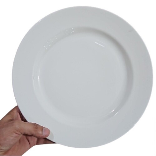 Bone China Plate - Color: White