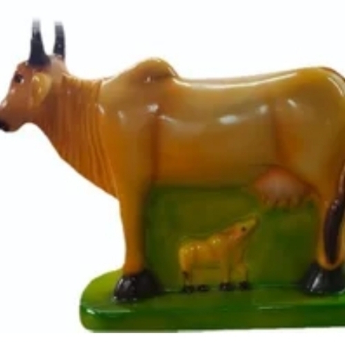 Brass Cow Statue