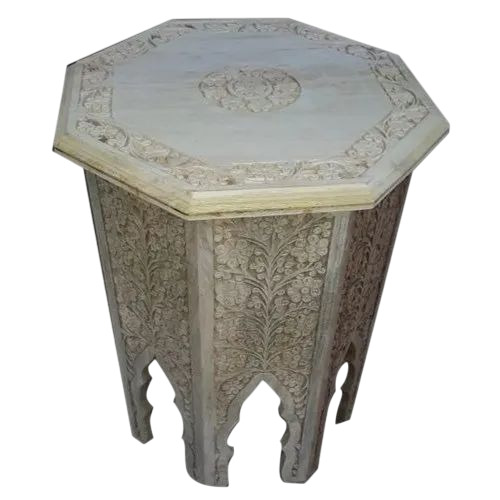 Hexagon Wooden Table