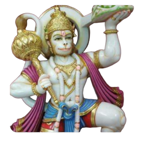 Marble Hanuman Sculpture