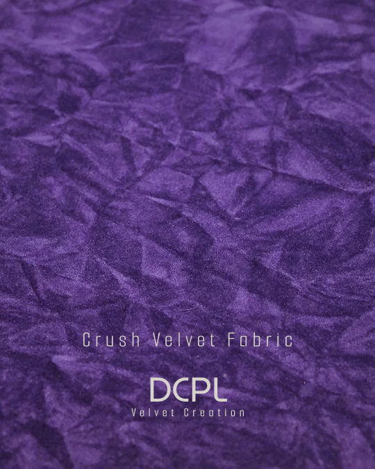 Soft Shiny Crush Velvet Material - Application: Sofa Covers