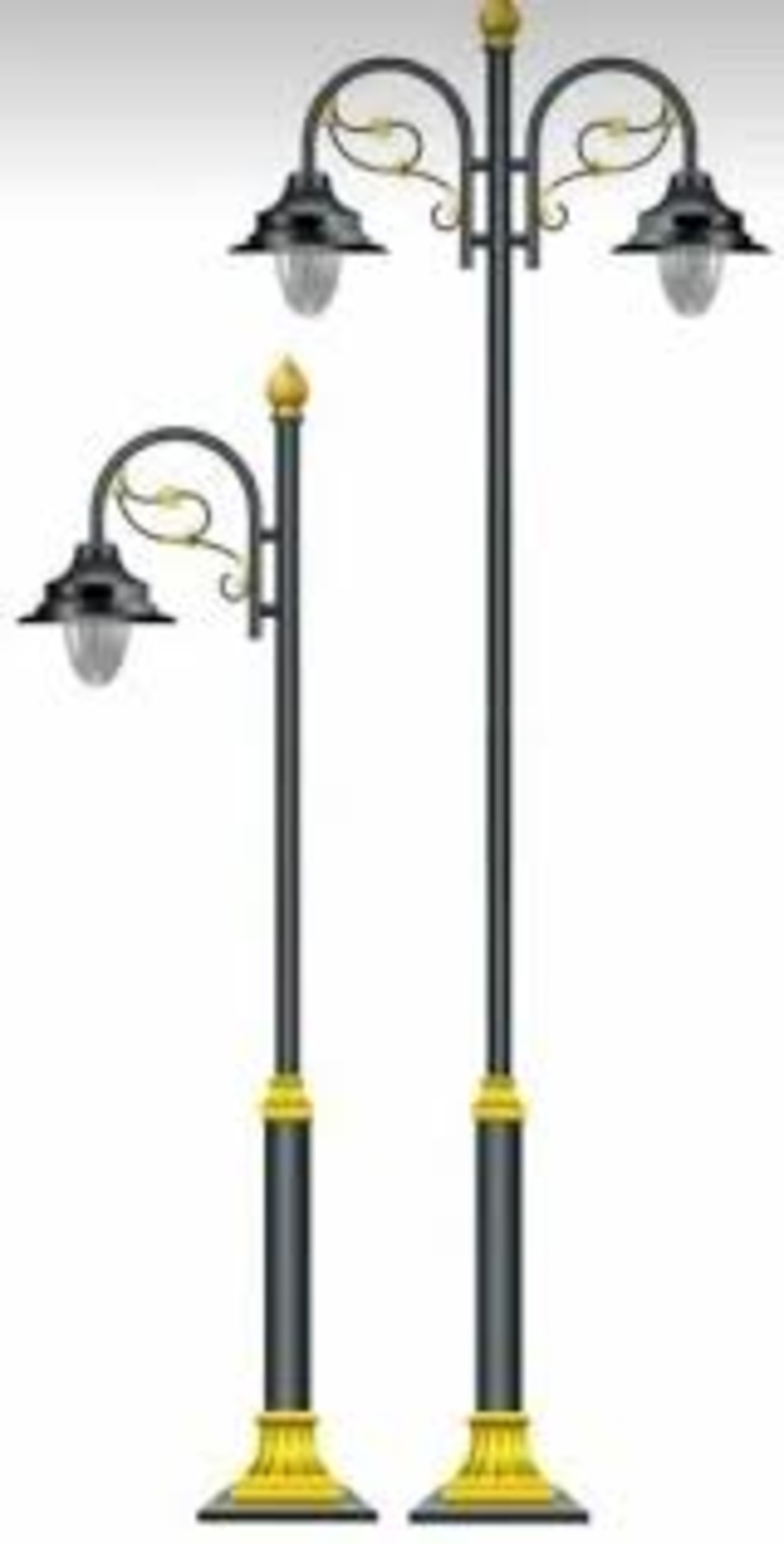 6M Garden Decorative Lighting Pole - Height: 6 Meter (M)