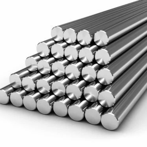 Silver Stainless Steel Round Bar