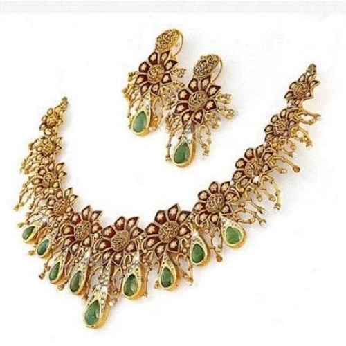 Necklace Set - Women Standard Size, No Color Fade | Pretty Look, Long Lasting Finish, Ideal for Gifting