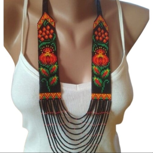 Party Wear Necklace - Color: Multi Color