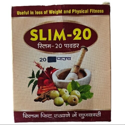 Slim 20 Ayurvedic Powder - Age Group: For Adults