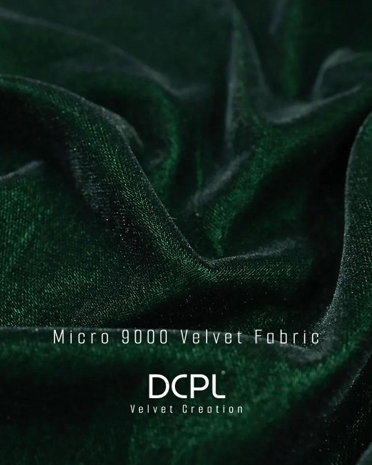 Dark Green Luxurious 9000 Gsm Velvet Fabric - Application: Curtains