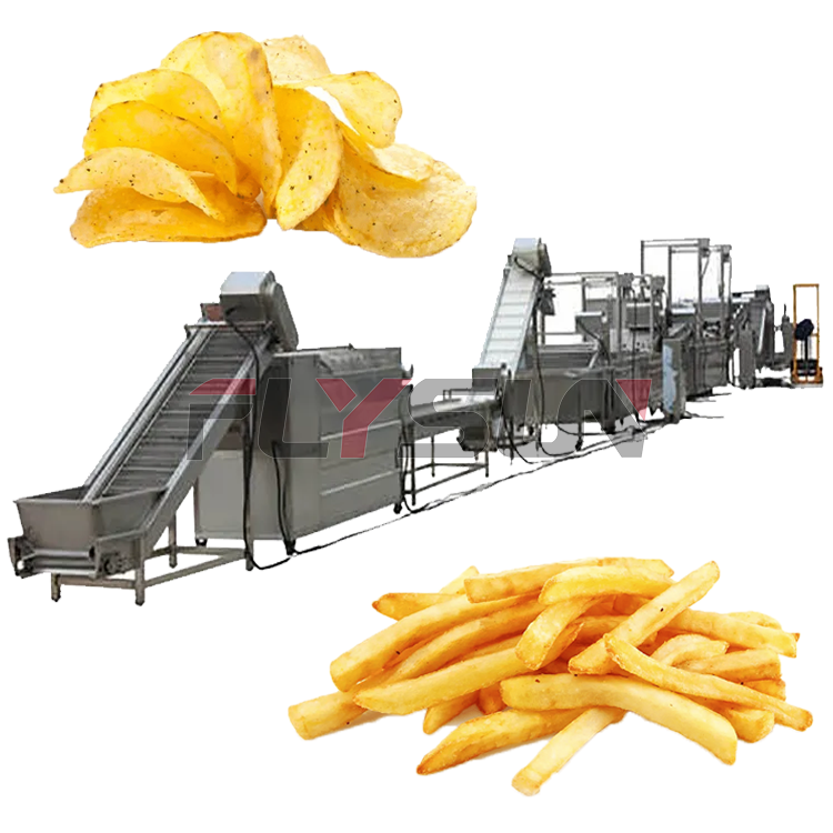 Food Processing Fryer Vegetable Cleaning And Frying Production Line - Capacity: 100-3000 Kg/Hr
