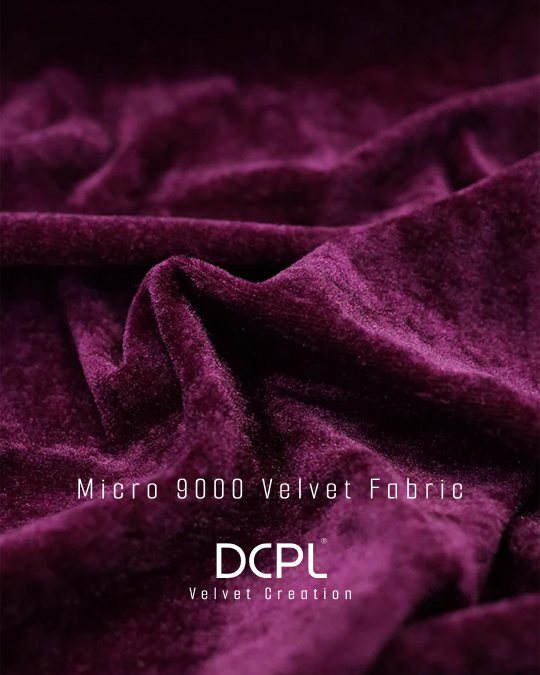 Light Burgundy 9000 Gsm Single Tone Velvet Fabric - Application: Upholstery