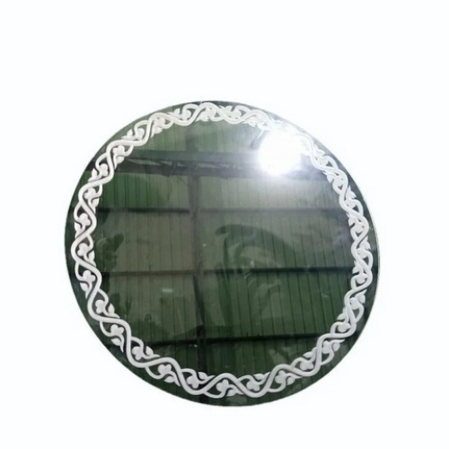Round Glass Wall Mirror