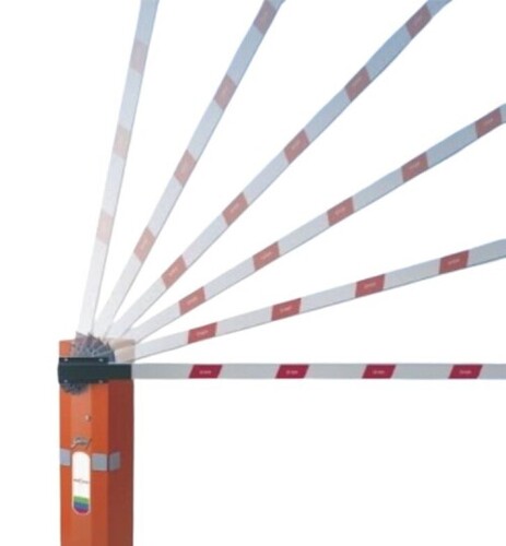 4 Meters Boom Barrier - Color: Multi Color