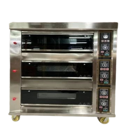 3 Deck 6 Tray Gas Baking Oven