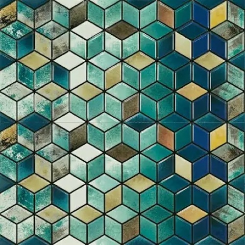 Ceramic Geometric Wall