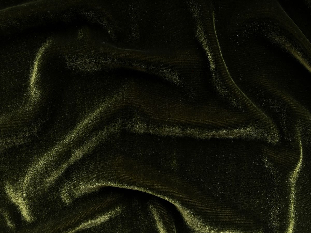 Dark Mehendi High GSM 99999 Velvet Fabric