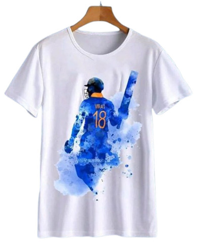 Men White Custom Polyester T Shirt