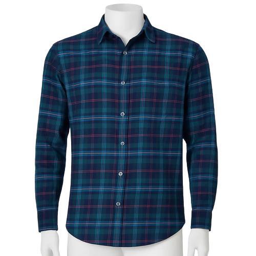 Mens Check Shirts - Collar Style: Classic
