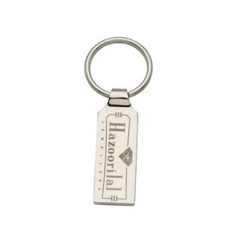 Polished Zinc Keychain