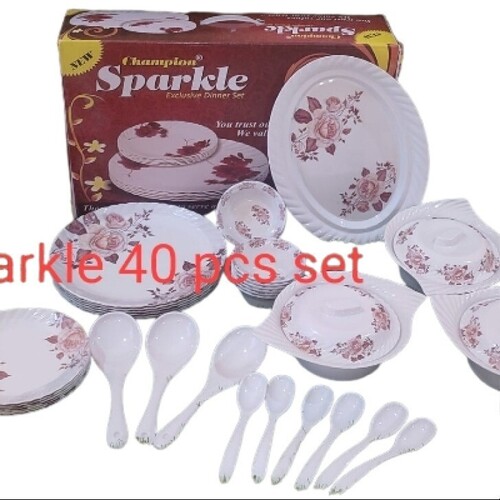 Sparkle 40 Piece Dinner Set