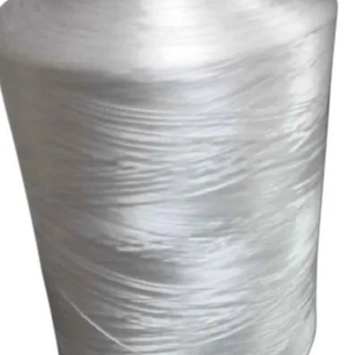 Twisted Polyester Yarn - 100% Polyester White | High Strength Durable Material Smooth Texture Low Shrinkage Flexible Fiber Long Lifespan