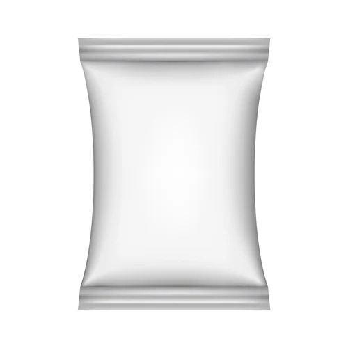 White Food Packaging Pouches - BOPP Material, 6x4 Inches Size, Zipper Closure, Moisture Proof | Eco-Friendly, Stand Up Pouch, Fine Finish