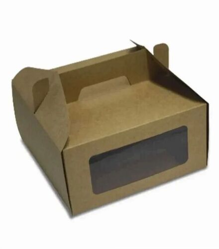 Brown Color Cake Packaging Box