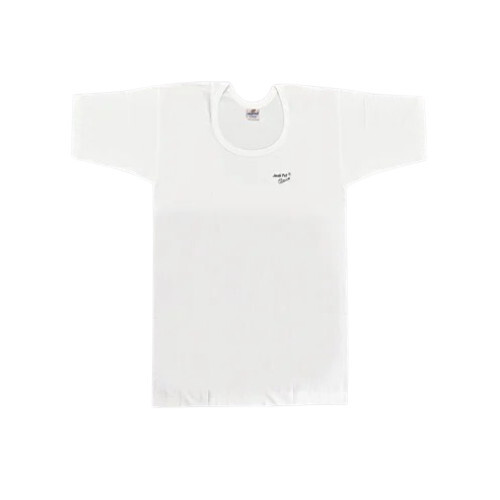 Classic White Half Sleeves Vest