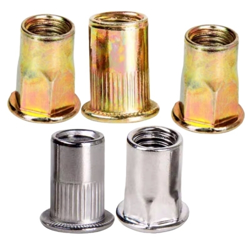 Flat Head Collar Rivet Nuts