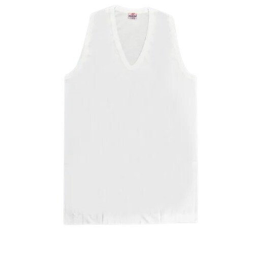 Jack Pot Men Cyber White Cotton Vest