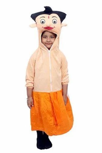 Kids Fancy Chota Bheem Cartoon Dress