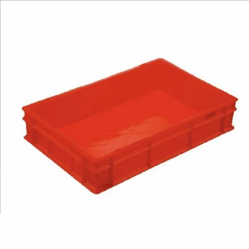 Red Plastic Crate By Megha Enterprises