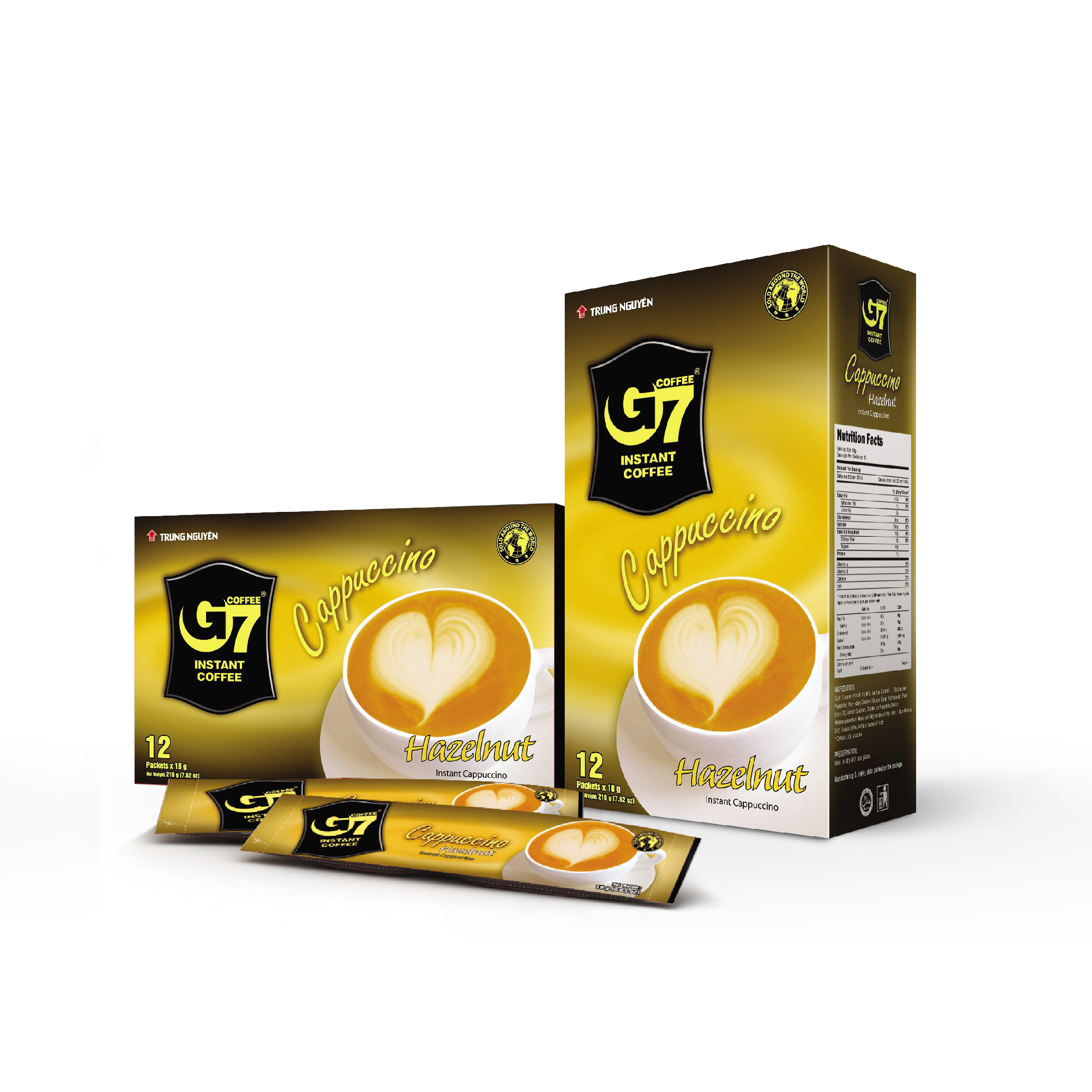 G7 Cappuccino Instant Coffee - Flavor: Vanilla