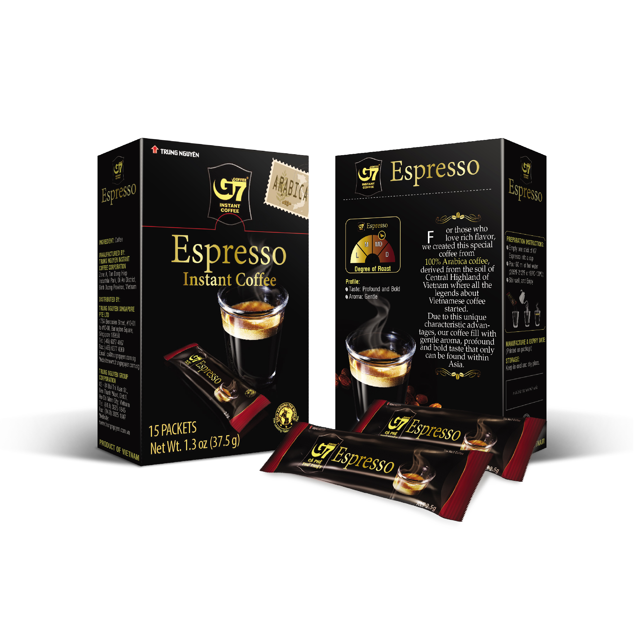 G7 Espresso Instant Coffee - Shelf Life: 24 Months