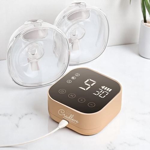 CRADLEVE Double Electric Wearable Breast Pump