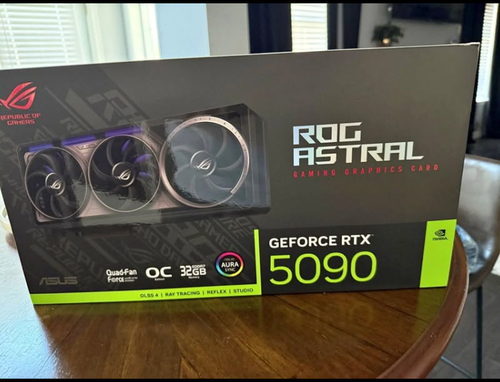 ASUS ROG Astral GeForce RTX 5090 32GB GDDR7 OC Edition DLSS 4.0 Graphics Card