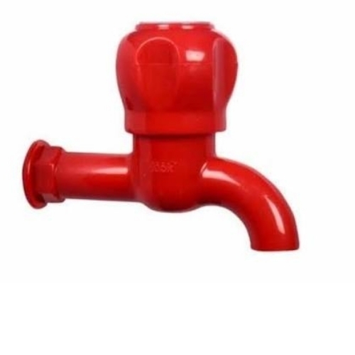 Red Plastic Water Tap