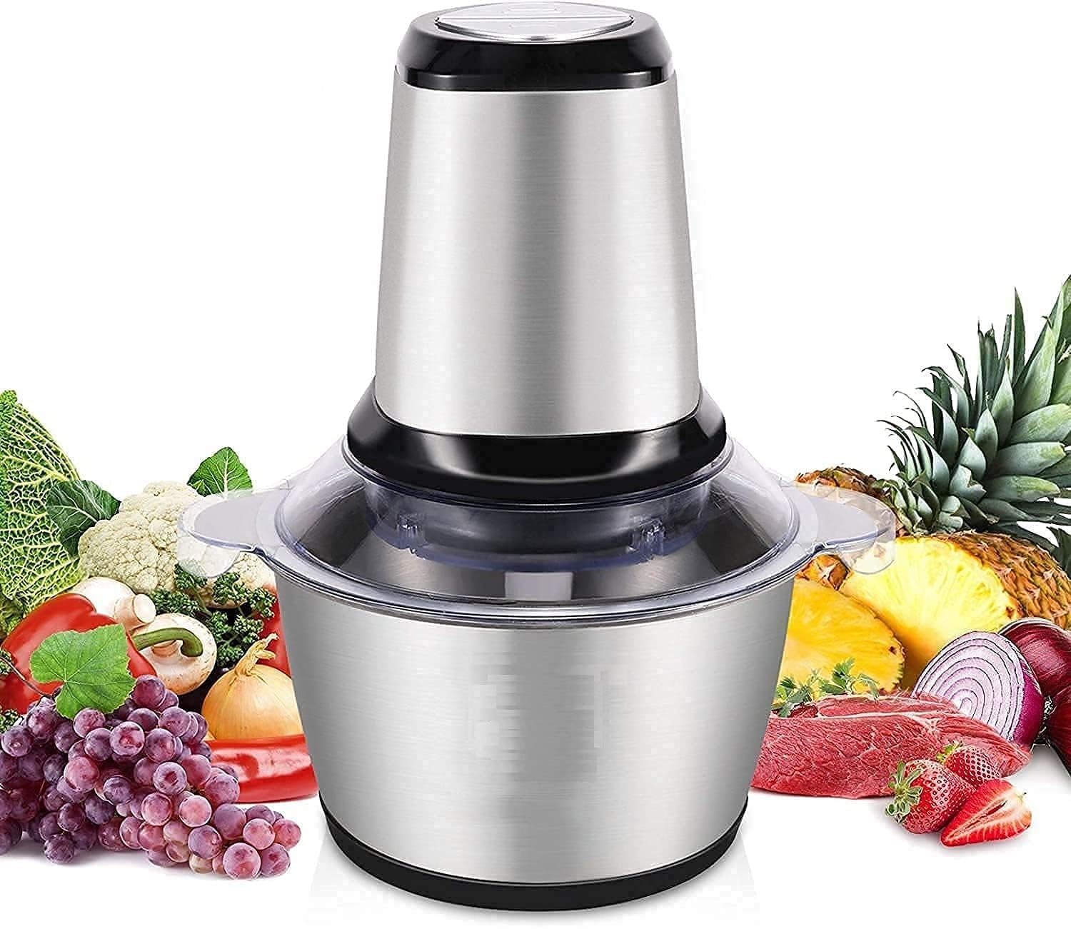 Grinders With Bowl Heavy For Kitchen Food Chopper - Capacity: 2 Ltr