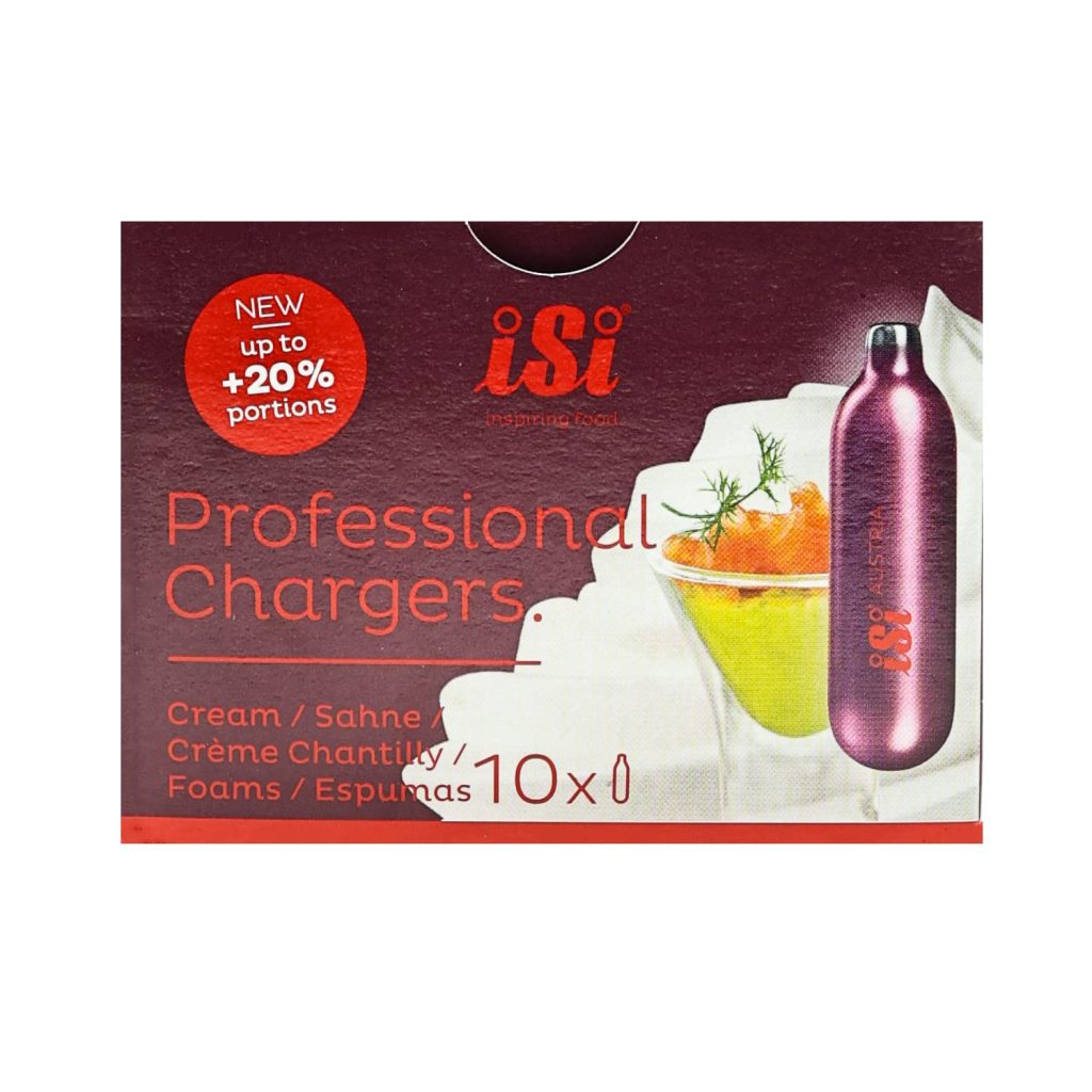iSi Cream Chargers Pure N2O 8.54 gms Set of 10 Pieces