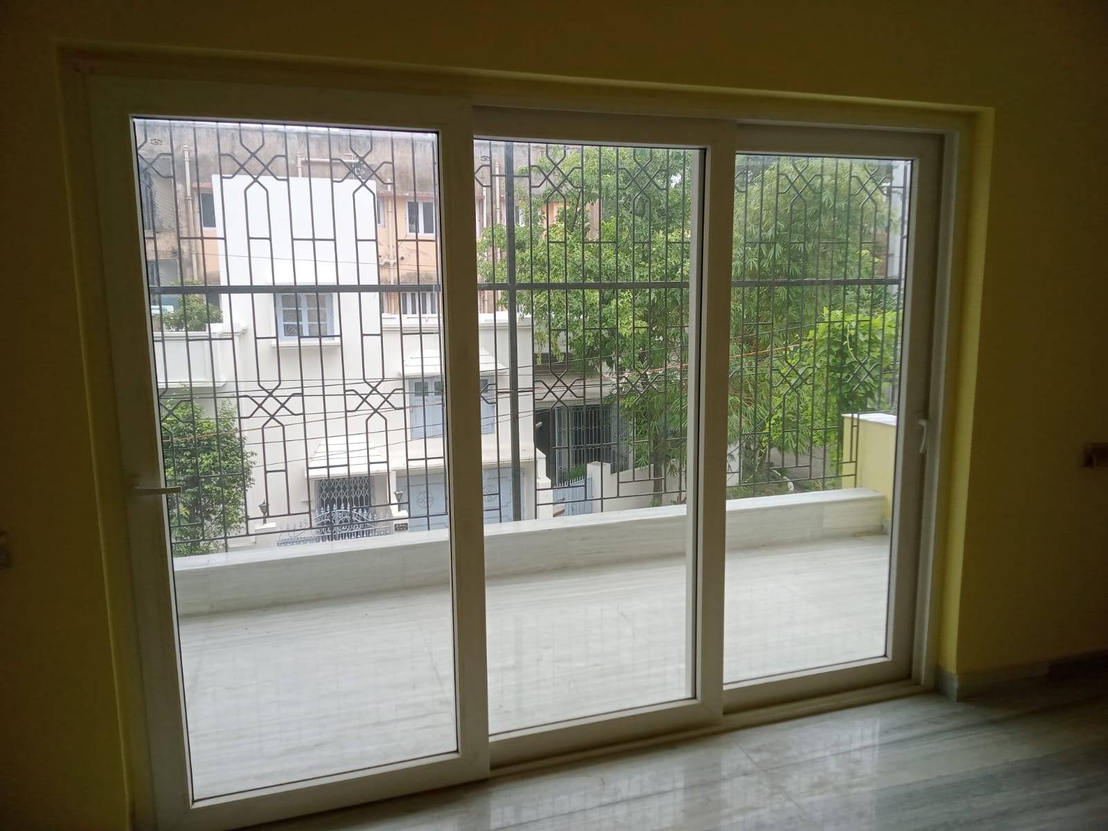 Upvc Sliding Door - Color: White