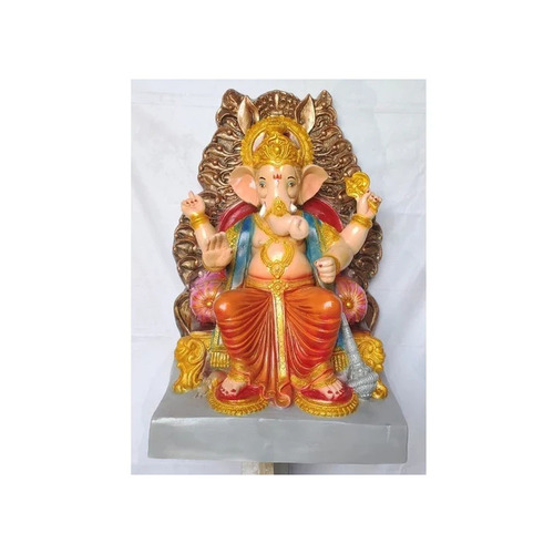2.5 Feet Fiber Raja Ganesh Statue