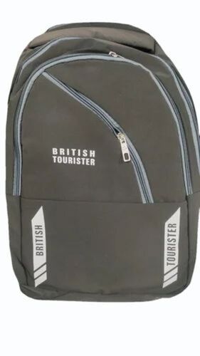 20 L Polyester College Bag - Color: Grey