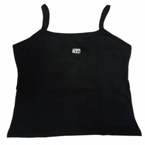 Black Short Cotton Camisoles