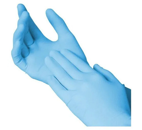 Blue Nitrile Hand Gloves