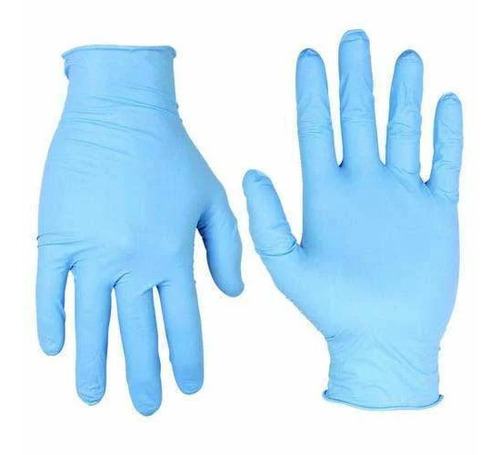 Blue Nitrile Hand Gloves EN455